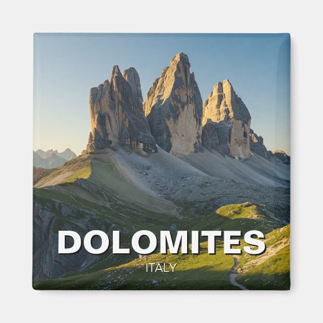 Dolomites Italy Travel Magnet (Front)