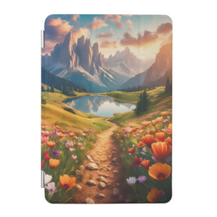 Dolomites Lake Vintage-Style IPad Cover