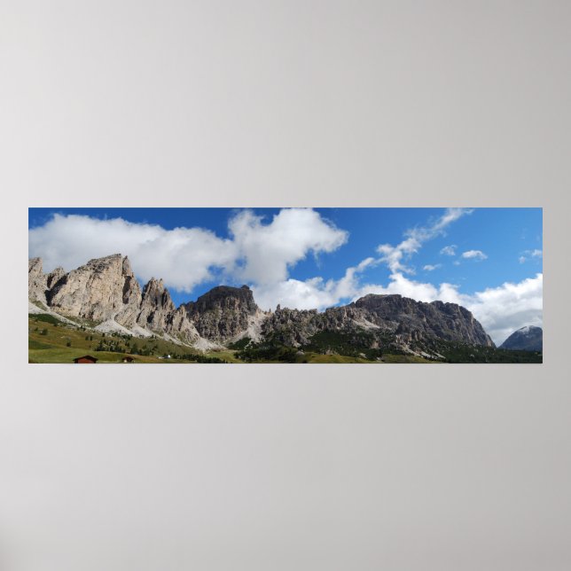 Dolomites landscape poster (Front)