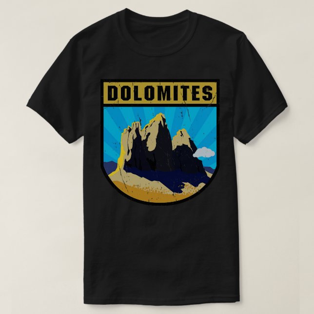 Dolomites Mountains Italy T-Shirt (Design Front)