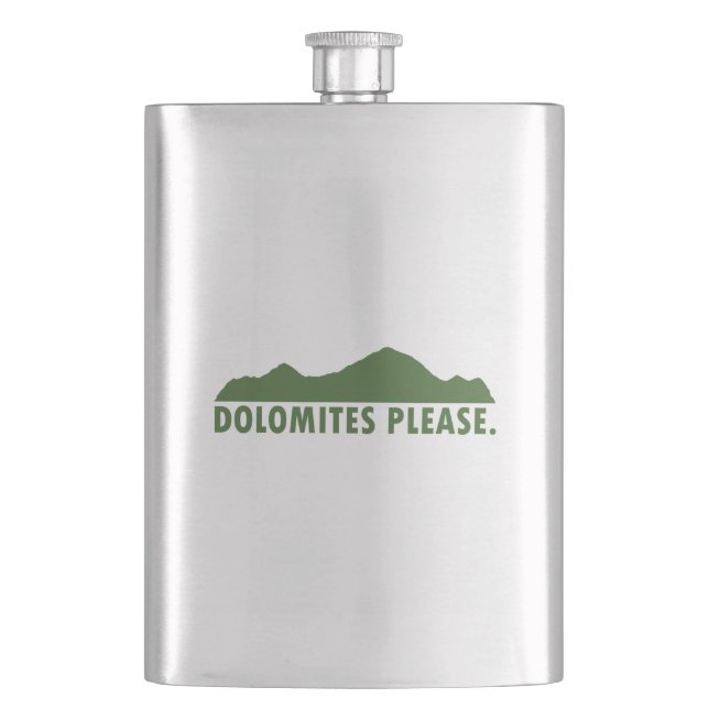 Dolomites Please Flask (Front)