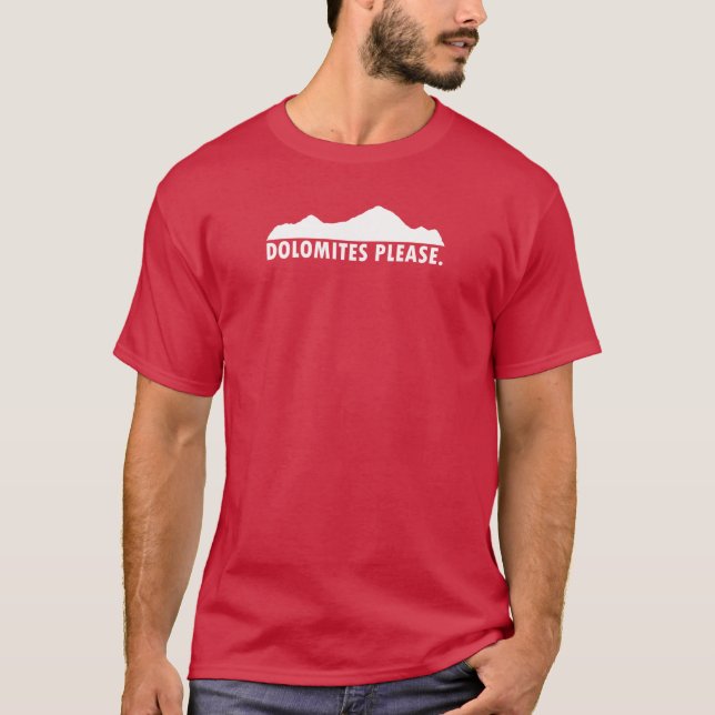 Dolomites Please T-Shirt (Front)