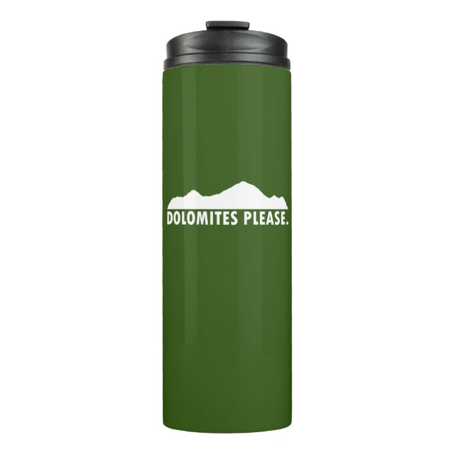 Dolomites Please Thermal Tumbler (Front)