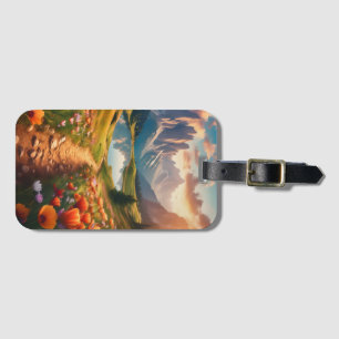 Dolomites Vintage Travel Poster Art Luggage Tag