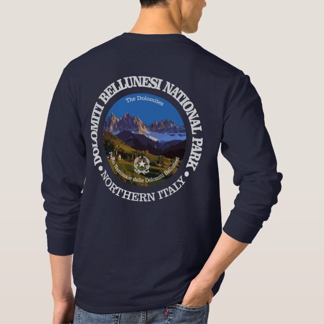 Dolomiti Bellunesi National Park (c) T-Shirt (Back)