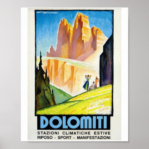 DOLOMITI POSTER