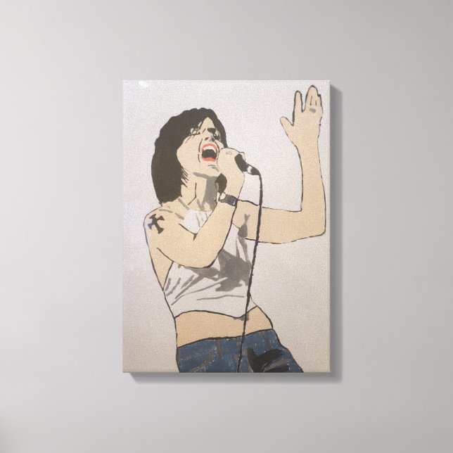 Dolores Hand Painted by Mark Elsen Canvas Print (Front)