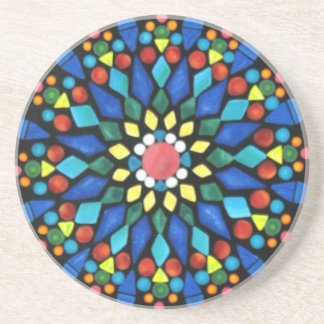 Dolorful Gemstones Mosaic Drink Coasters
