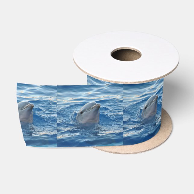 Dolphin20151021 Satin Ribbon (Spool)