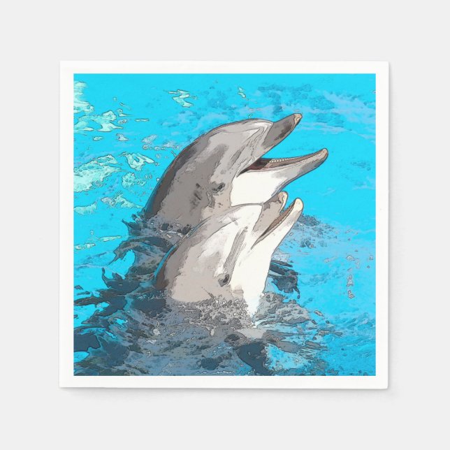 Dolphin20160501 Paper Napkins (Front)