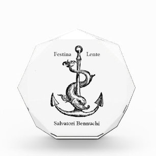 Dolphin and Anchor - Make Haste, Slowly Acrylic Award