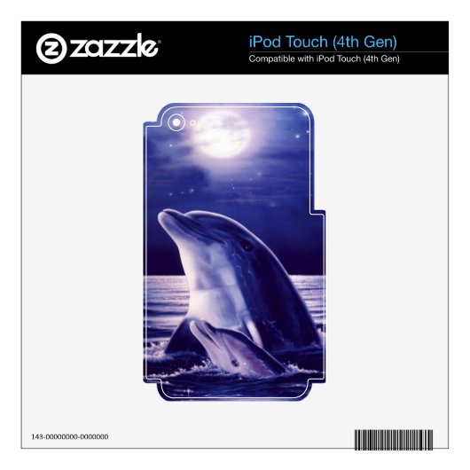 Dolphin and Baby iPod Touch 4G Skin (Product)