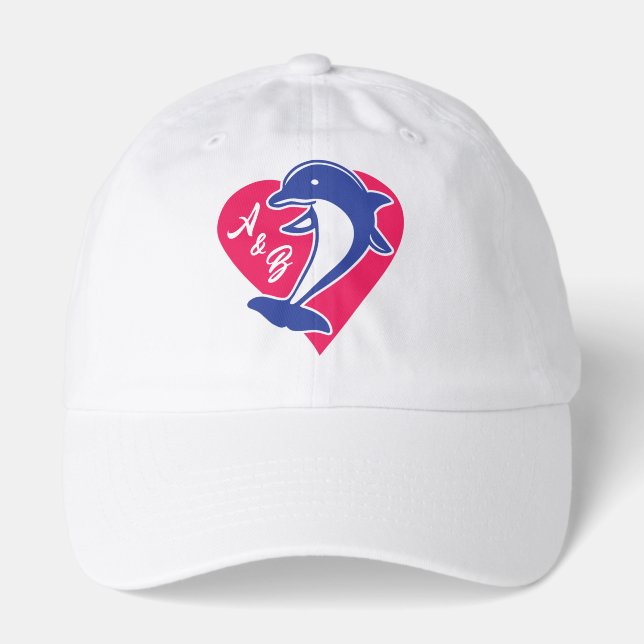 Dolphin and heart hat (Front)
