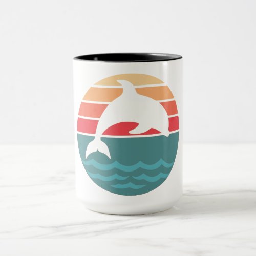Dolphin and Sunset Mug