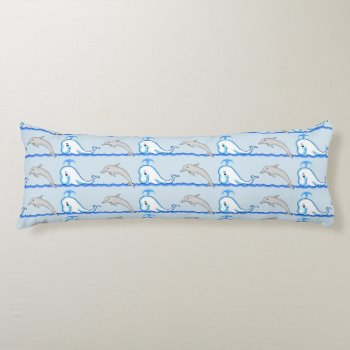 Dolphin And Whale Body Pillow by Shenanigins at Zazzle