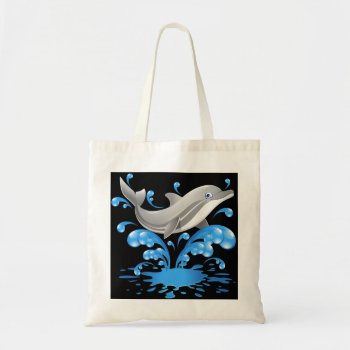 Dolphin Animation Design Tote Bag by paul68 at Zazzle
