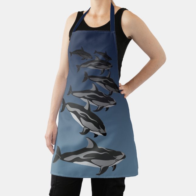 Dolphin Apron Dolphin Art Aprons & Gifts (Insitu)