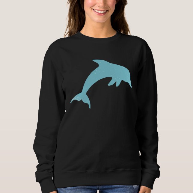 Dolphin Aquatic Mammal Sea Animal Sweatshirt (Front)