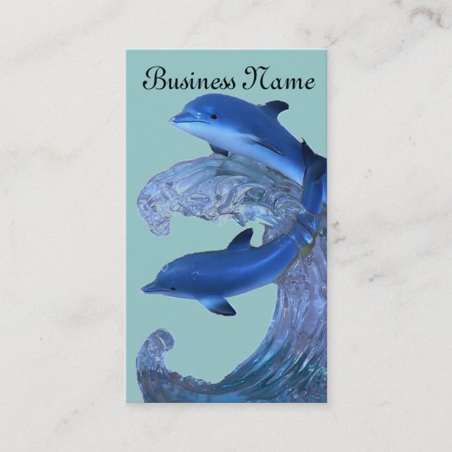 Dolphin Art Business Card (Front)