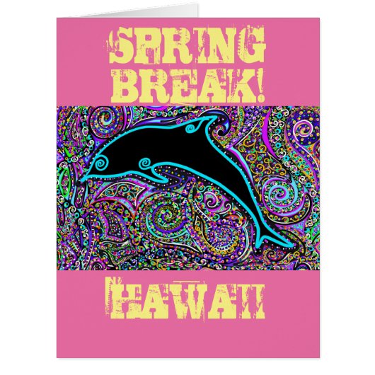 Dolphin Art Design Cards (Front)