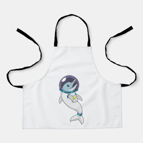 Dolphin as Astronaut in Costume Apron