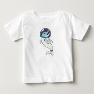 Dolphin as Astronaut in Costume Baby T-Shirt