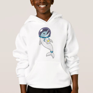 Dolphin as Astronaut in Costume Hoodie