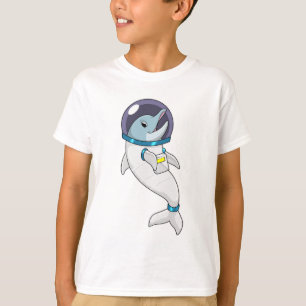 Dolphin as Astronaut in Costume T-Shirt