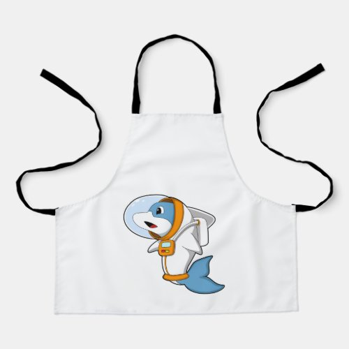 Dolphin as Astronaut with Costume Apron