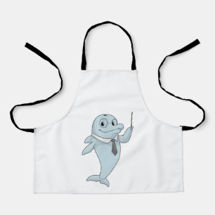 Dolphin as Teacher with Pointer Apron