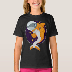 Dolphin Astronaut Space T-Shirt