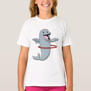 Dolphin at Endurance training with Fitness tires.p T-Shirt