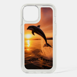 Dolphin At Golden Sunset iPhone 15 Case
