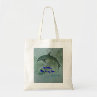 Dolphin at her place tote bag