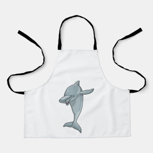 Dolphin at Hip Hop Dance Dab Apron