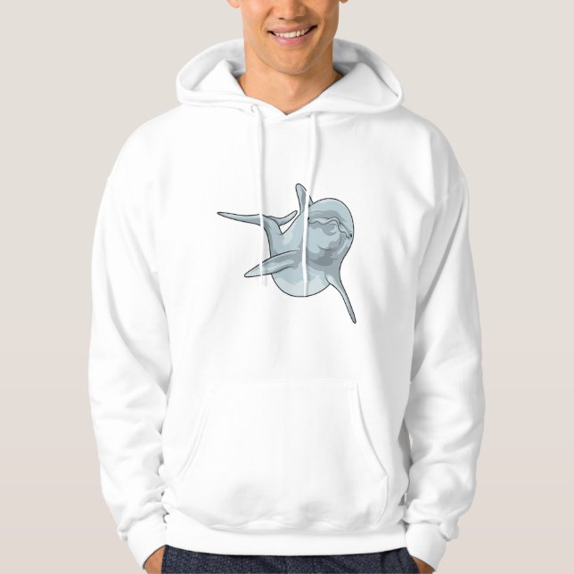 Dolphin at Swimming Hoodie (Front)