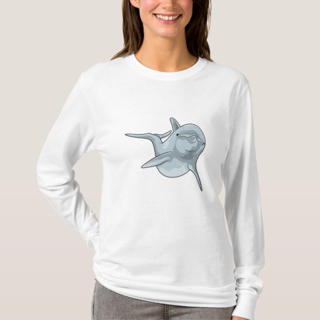 Dolphin at Swimming T-Shirt (Front)