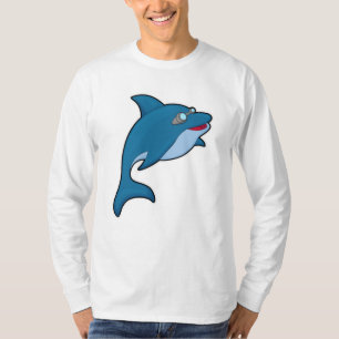 Dolphin at Swimming with Swimming goggles T-Shirt
