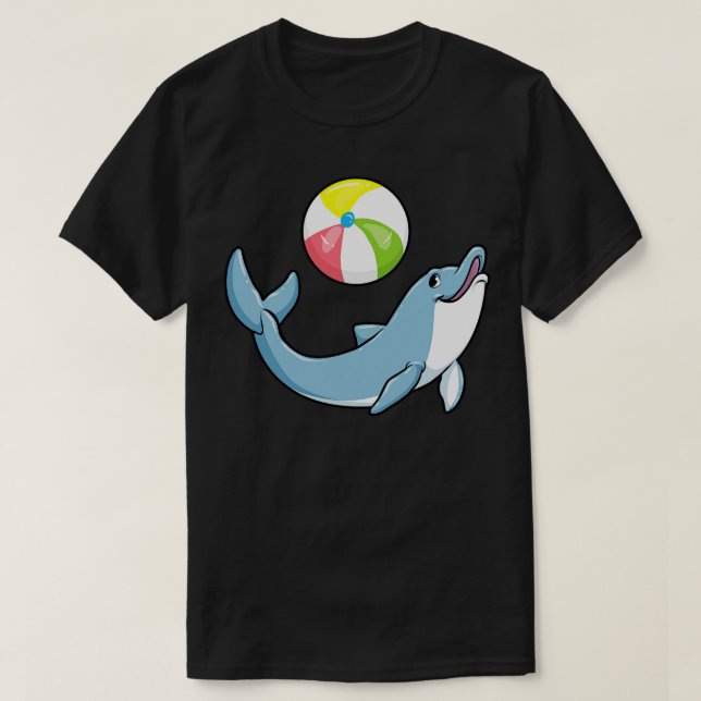 Dolphin at swimming with water polo 1 (Design Front)