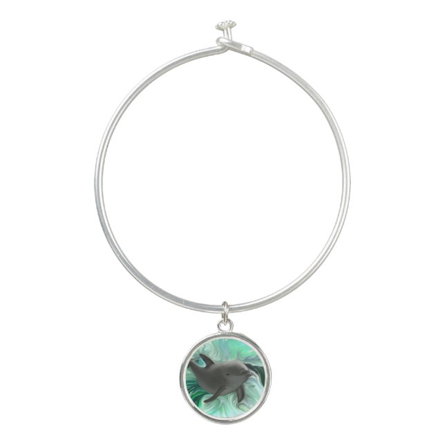Dolphin Baby Bangle Bracelet (Front)