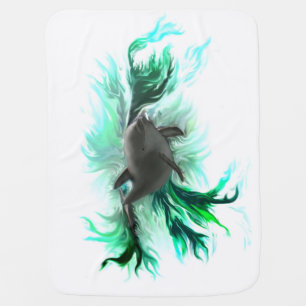 Dolphin Baby Blanket