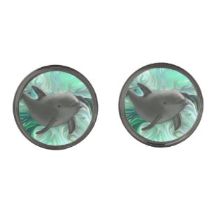 Dolphin Baby Cufflinks