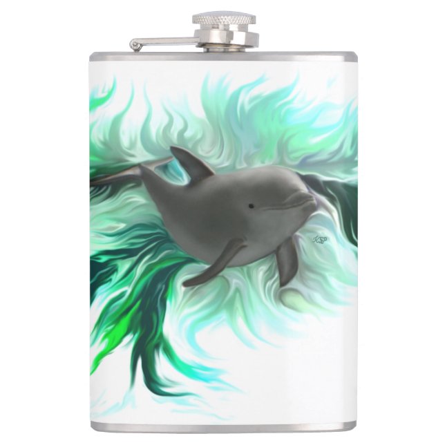 Dolphin Baby Flask (Front)