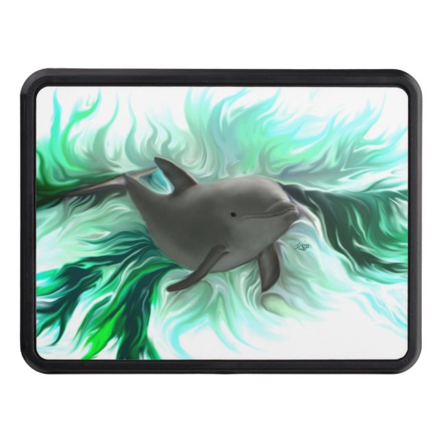 Dolphin Baby Hitch Cover (Front)