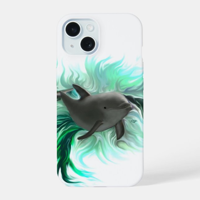 Dolphin Baby Iphone Case (Back)