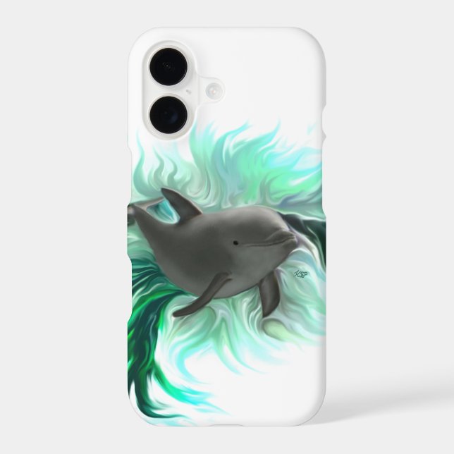 Dolphin Baby iPhone Case (Back)