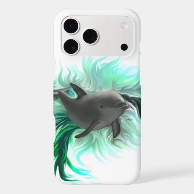 Dolphin Baby iPhone Case (Back)