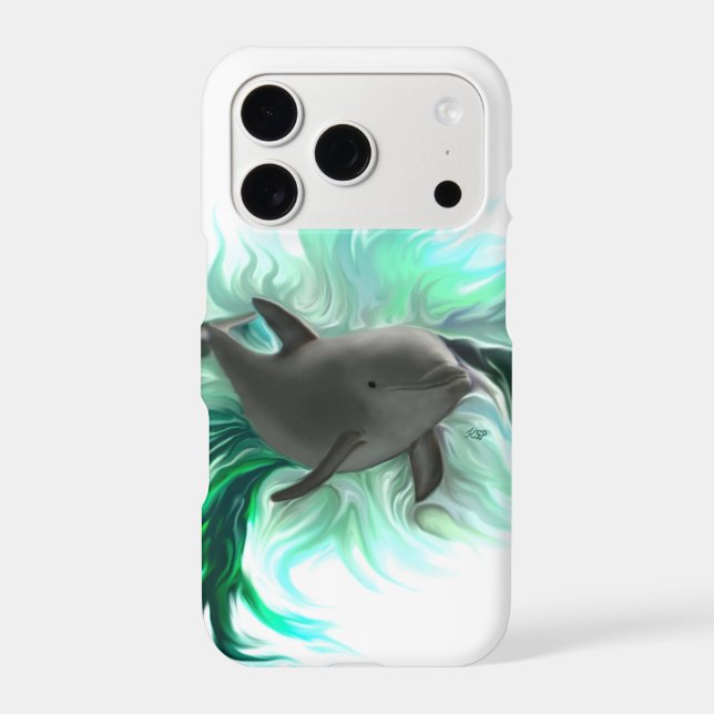 Dolphin Baby iPhone Case (Back)
