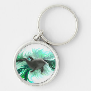 Dolphin Baby Keychain