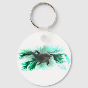 Dolphin Baby Keychain
